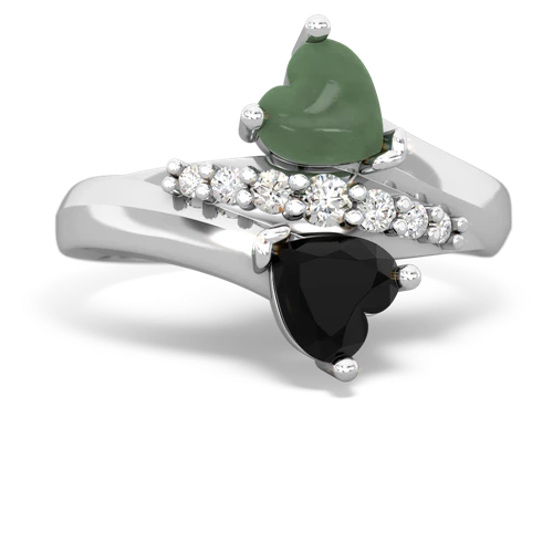 jade-onyx modern ring