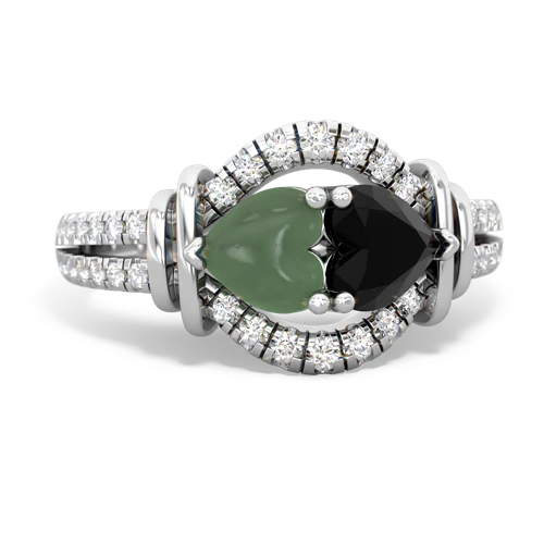 jade-onyx pave keepsake ring