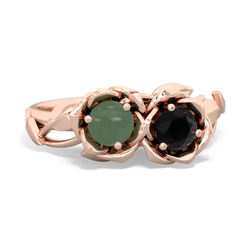 jade-onyx roses ring