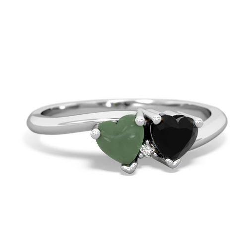 jade-onyx sweethearts promise ring