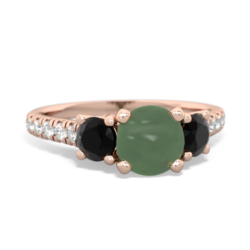 jade-onyx trellis pave ring