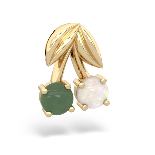 jade-opal cherries pendant