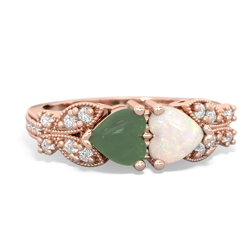 jade-opal keepsake butterfly ring