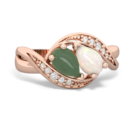 jade-opal keepsake curls ring