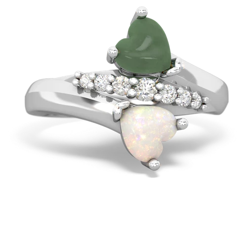 jade-opal modern ring