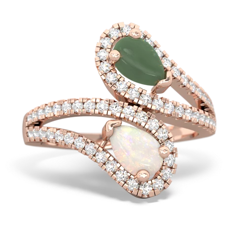 jade-opal pave swirls ring