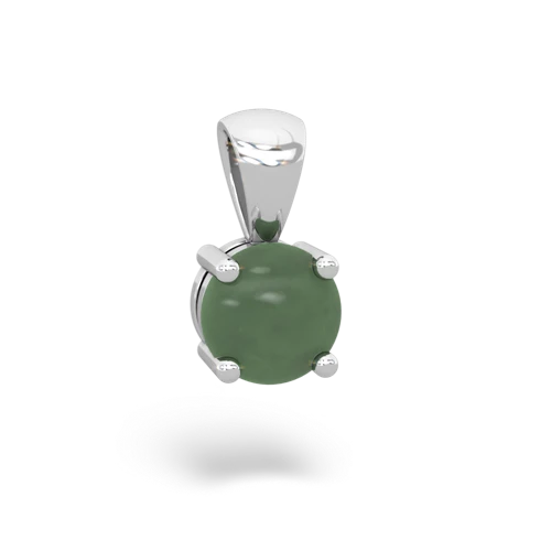 jade round basic pendant