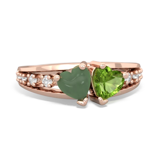 jade-peridot modern ring