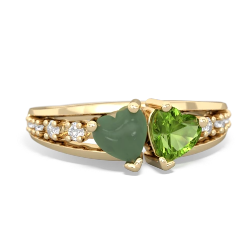 jade-peridot modern ring