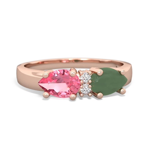 jade-pink sapphire timeless ring