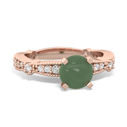 jade antique engagement ring