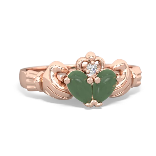 jade claddagh ring