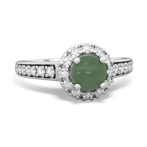 jade classic halo ring