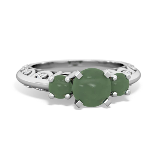 jade engagement ring