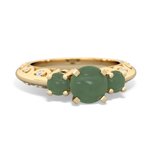 jade engagement ring