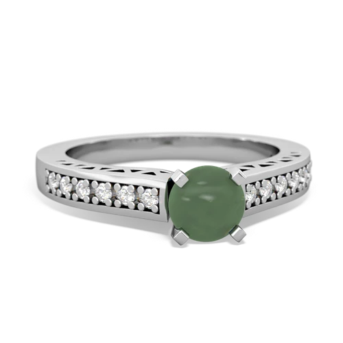 jade engagement ring