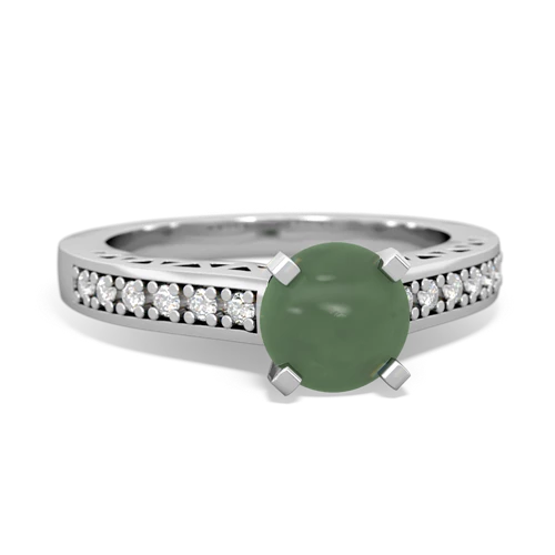 jade engagement ring