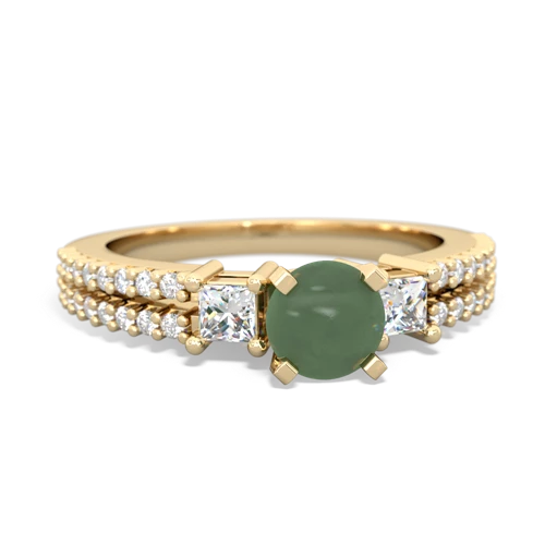 jade engagement ring