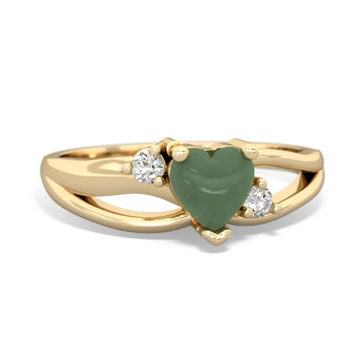 jade filligree ring