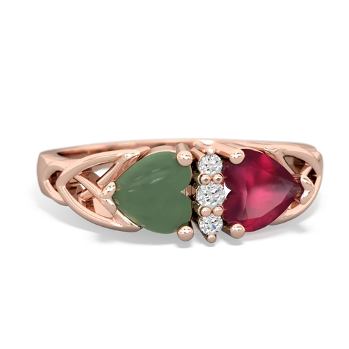 jade-ruby celtic ring