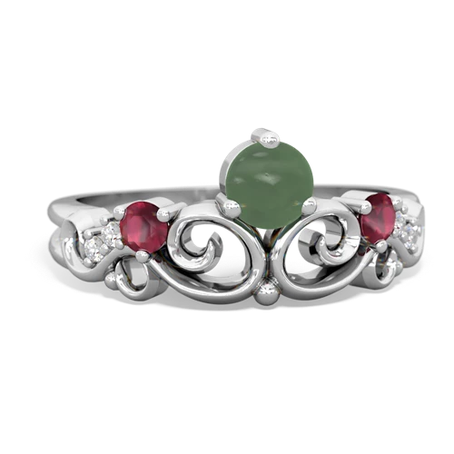 jade-ruby crown keepsake ring