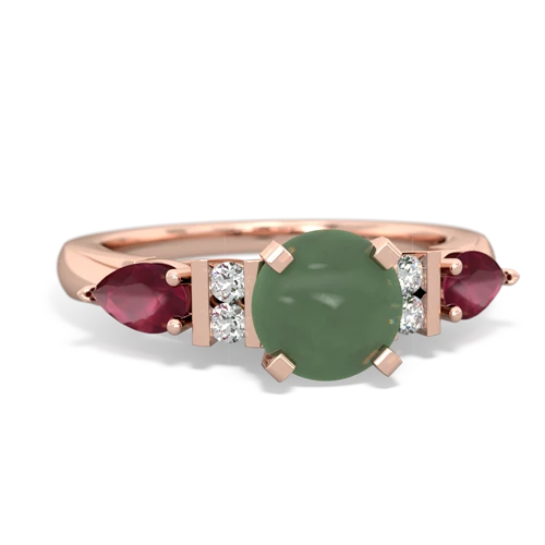 jade-ruby engagement ring