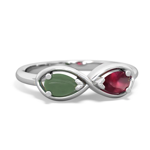 jade-ruby infinity ring