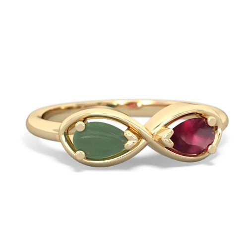 jade-ruby infinity ring