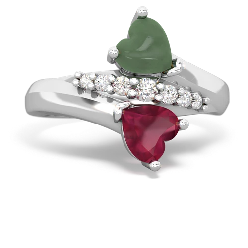 jade-ruby modern ring