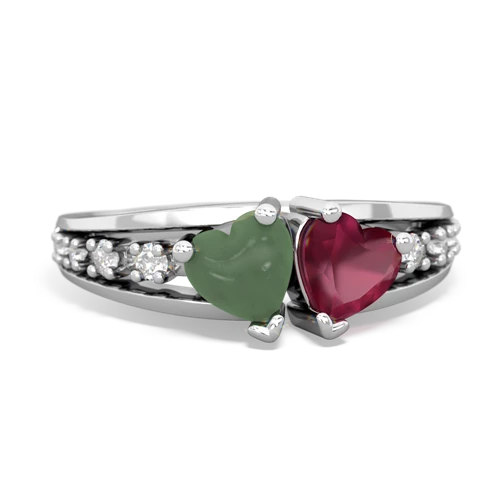 jade-ruby modern ring