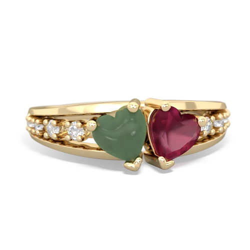 jade-ruby modern ring