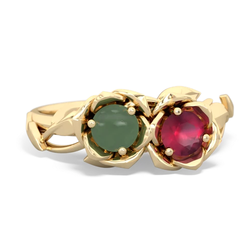 jade-ruby roses ring