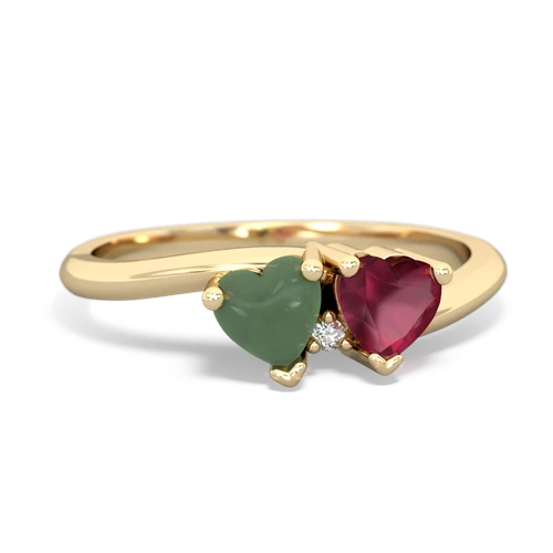 jade-ruby sweethearts promise ring