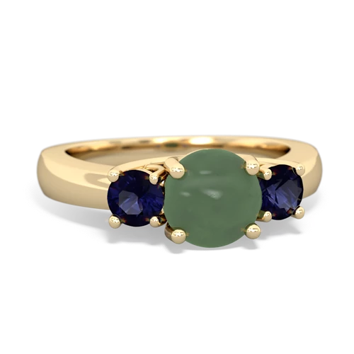 jade-sapphire timeless ring