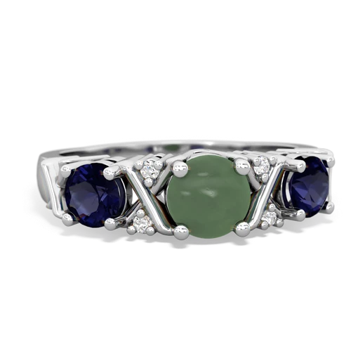 jade-sapphire timeless ring