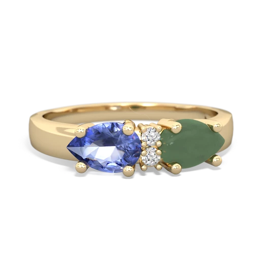 jade-tanzanite timeless ring