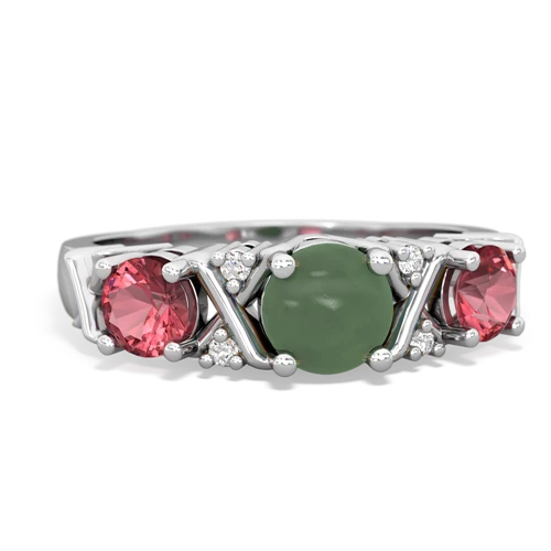 jade-tourmaline timeless ring