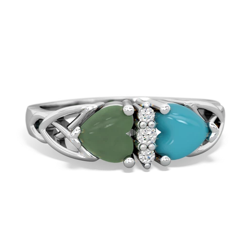 jade-turquoise celtic ring