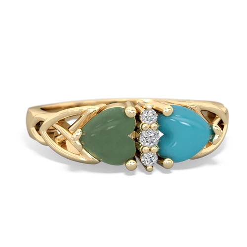 jade-turquoise celtic ring