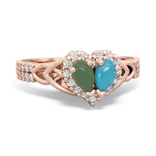 jade-turquoise keepsake engagement ring