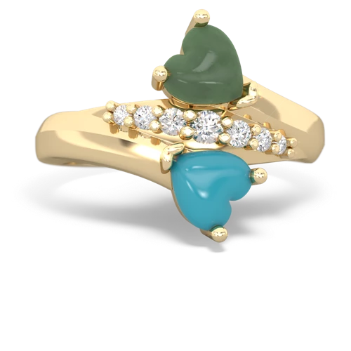 jade-turquoise modern ring