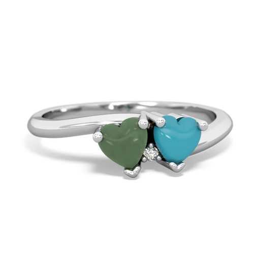 jade-turquoise sweethearts promise ring