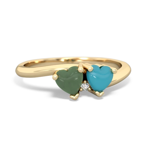 jade-turquoise sweethearts promise ring