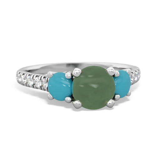 jade-turquoise trellis pave ring