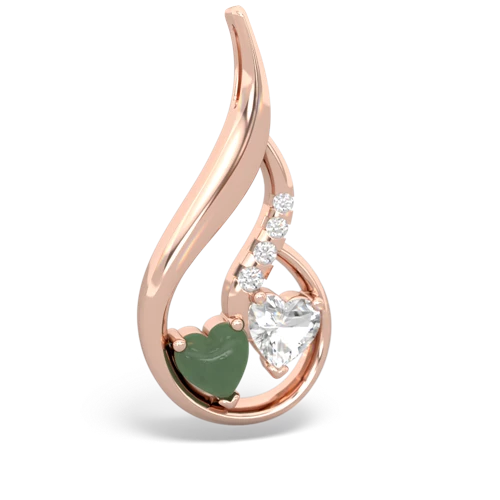 jade-white topaz keepsake swirl pendant