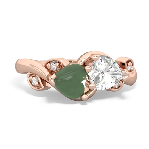 jade-white topaz floral keepsake ring