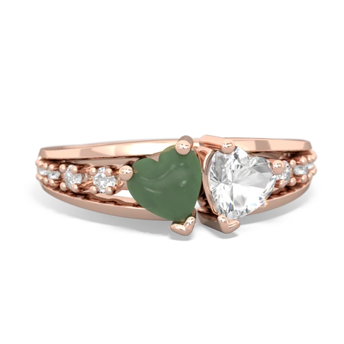 jade-white topaz modern ring