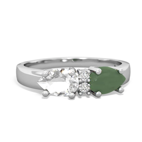 jade-white topaz timeless ring