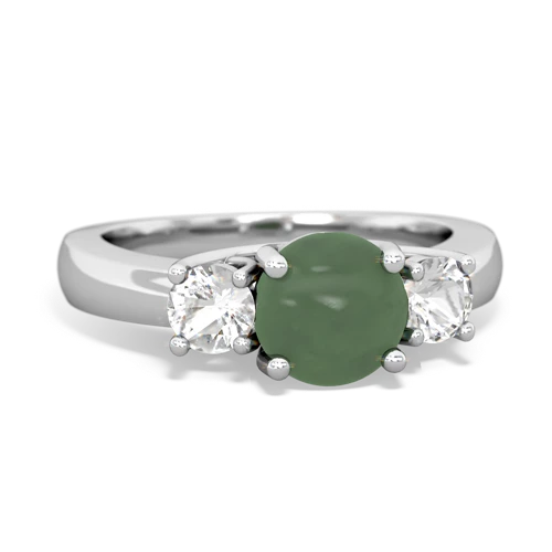 jade-white topaz timeless ring