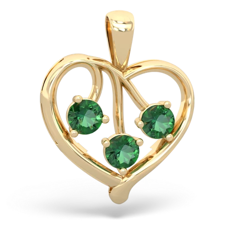 tanzanite-alexandrite love heart pendant
